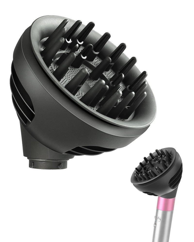 TOSAGE Wave+Curl Diffuser For Dyson Airwrap Styler, Upgraded Diffuser Nozzle Attachment For Dyson Airwrap Hs01 Hs05 Hs08 For Wavy Curly Or Coily Hair Type - Image 1